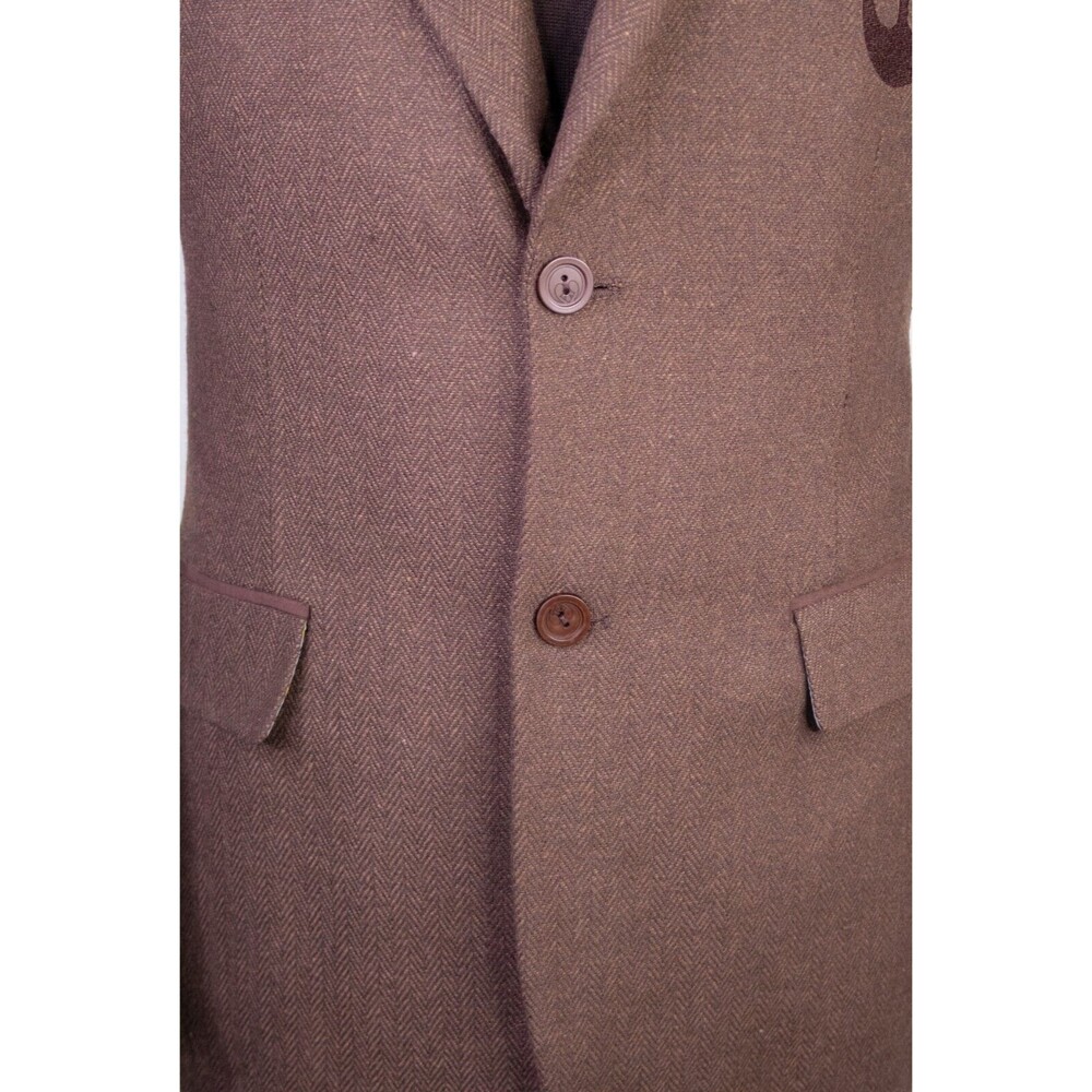Star Wars Chewbacca M (40) Suit Jacket By Robe Factory Brown Blazer Sports Coat - Picture 3 of 14